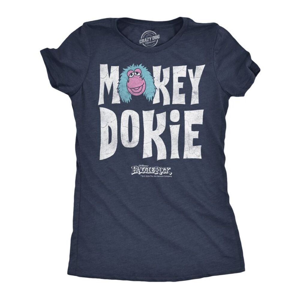 Womens Funny T Shirts Mokey Dokie Jim Henson's Fraggle Rock Tee For Ladies